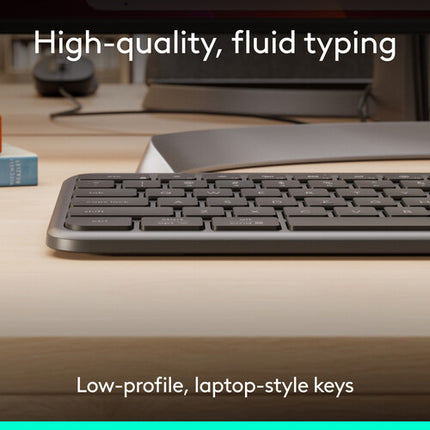 Logitech Signature Slim MK625 Teclado y Ratón Cableado 4000 dpi USB-C