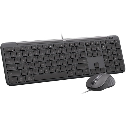 Logitech Signature Slim MK625 Teclado y Ratón Cableado 4000 dpi USB-C