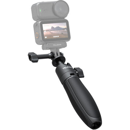 TELESIN Selfie Stick 3.0 con Mini Trípode para Cámaras de Acción 18 cm a 46 cm