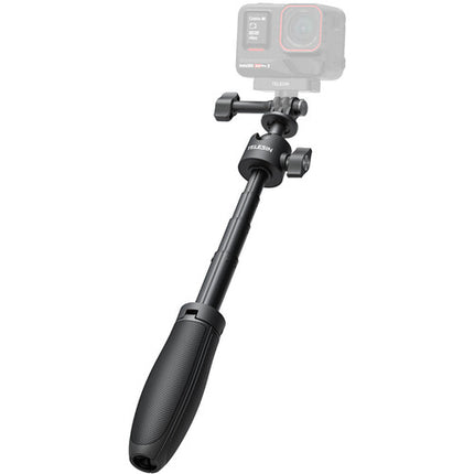 TELESIN Selfie Stick 3.0 con Mini Trípode para Cámaras de Acción 18 cm a 46 cm