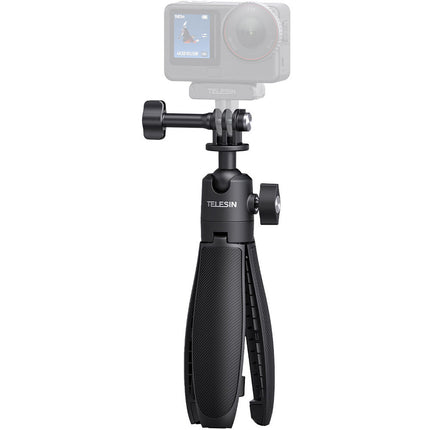 TELESIN Selfie Stick 3.0 con Mini Trípode para Cámaras de Acción 18 cm a 46 cm