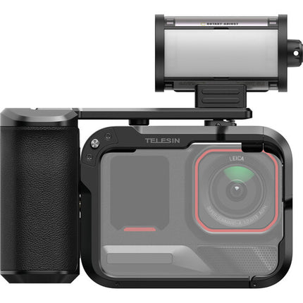 TELESIN MagFilm Luz RGB para Smartphone con Batería 2000mAh y Montura Cold Shoe