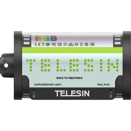 TELESIN MagFilm Luz RGB para Smartphone con Batería 2000mAh y Montura Cold Shoe