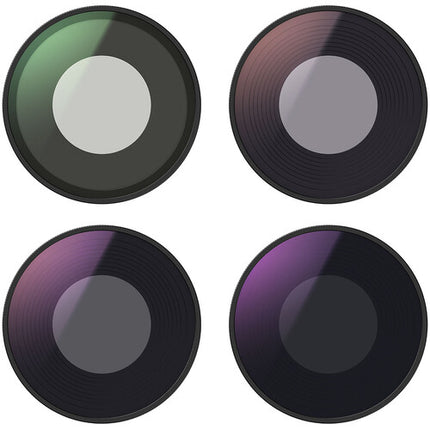 TELESIN Kit de 4 Filtros CPL ND8 ND16 ND32 para Insta360 GO Ultra con Estuche