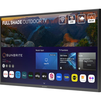 SunBriteTV Veranda 4 55" UHD 4K TV LED para exterior 600 nits HDR10