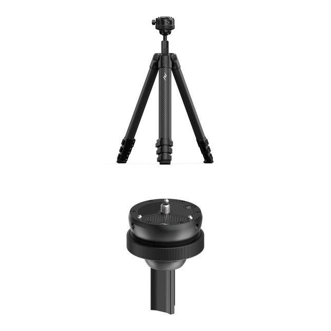 Peak Design Pro Trípode de Fibra de Carbono con Cabezal Esférico y Base de Nivelación Capacidad 18kg Altura 16 a 168cm Kit Completo Negro