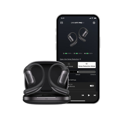 SHOKZ OpenFit Pro Auriculares Inalámbricos Open-Ear 50 Horas IP55 Negro