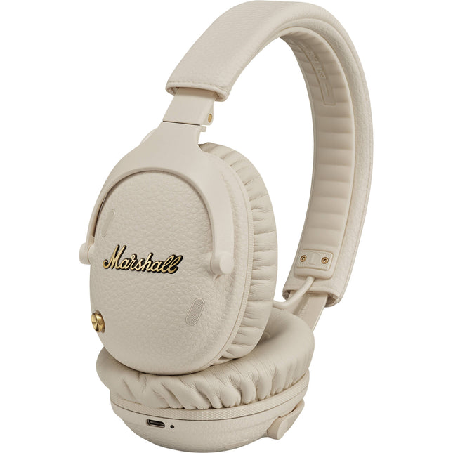 Marshall Monitor III A.N.C Auriculares Inalámbricos Over-Ear Cancelación Ruido 70 Horas Cream