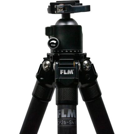 FLM CP26-S4 II Trípode Fibra Carbono 54" Carga 22 lb Kit Completo