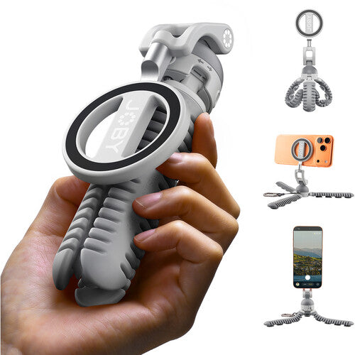 JOBY PZ01 Podzilla Trípode con Ventosa y Montura MagSafe Gris