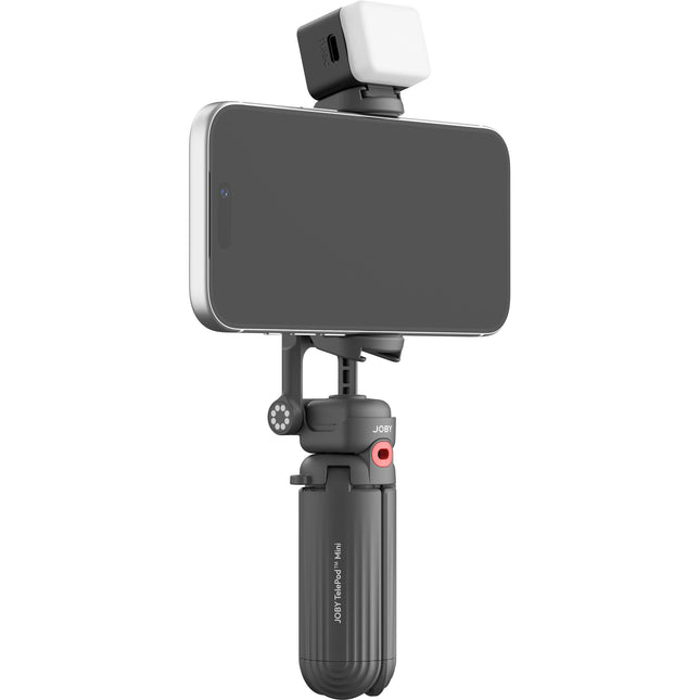 JOBY Telepod TP02 Mini Palo Selfie Trípode Extensible 14.8" con Luz LED y Mando inalámbrico