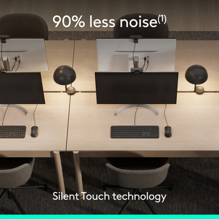 Logitech Signature M520 L Ratón con cable USB-C 4000 dpi 4 botones programables