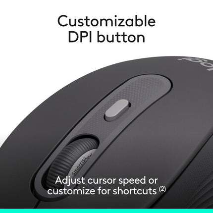 Logitech Signature M520 L Ratón con cable USB-C 4000 dpi 4 botones programables