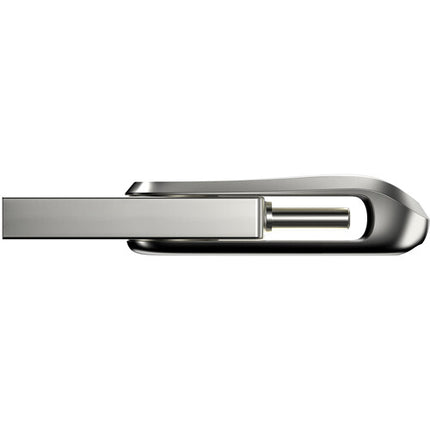 SanDisk 64GB Ultra Dual Drive Luxe Pendrive USB 3.2 Gen 1 400MB/s Plata