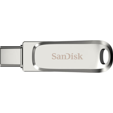 SanDisk 256GB Ultra Dual Drive Luxe USB 3.2 Gen 1 Memoria Flash 400 MB/s Plata USB-C USB-A