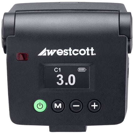 Westcott S18 Mini Flash flash portátil 1250mAh batería recargable y 5 geles de color