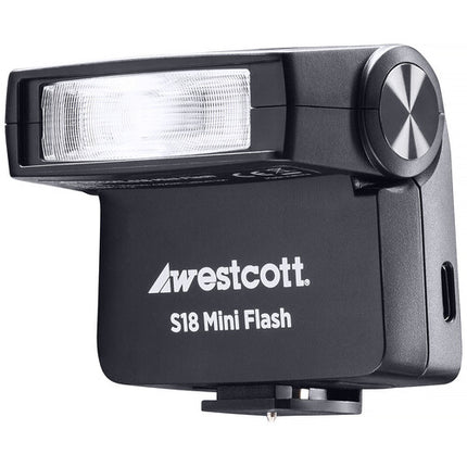 Westcott S18 Mini Flash flash portátil 1250mAh batería recargable y 5 geles de color