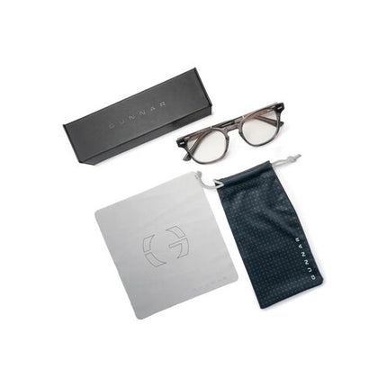 GUNNAR Tioga Gafas para Computadora Montura Walnut Bloqueo 20% Luz Azul