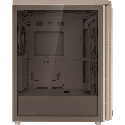 ASUS ProArt PA401 Wood Edition Caja Mid-Tower con Panel Templado 7 Ranuras 2 x 160mm Ventiladores