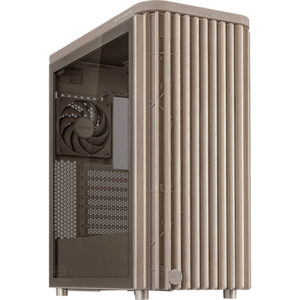 ASUS ProArt PA401 Wood Edition Caja Mid-Tower con Panel Templado 7 Ranuras 2 x 160mm Ventiladores