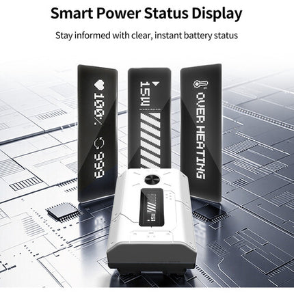 PHOTOOLEX BB Pro Cargador portátil y batería NP-FZ100 16500mAh 2 unidades