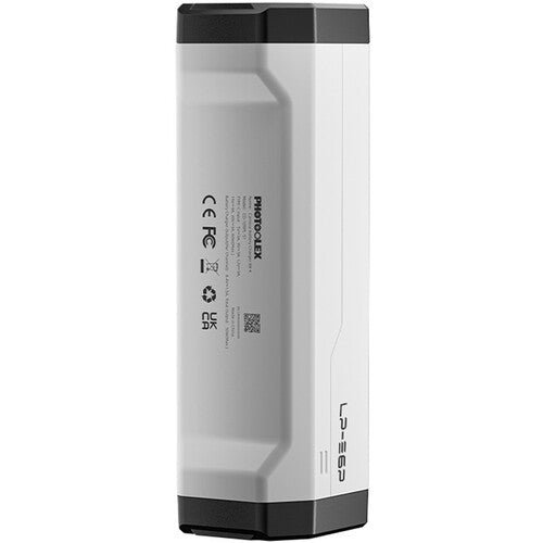 PHOTOOLEX BB4 Cargador de 4 Ranuras para Baterías Canon LP-E6P con Pantalla LED y Entrada USB-C