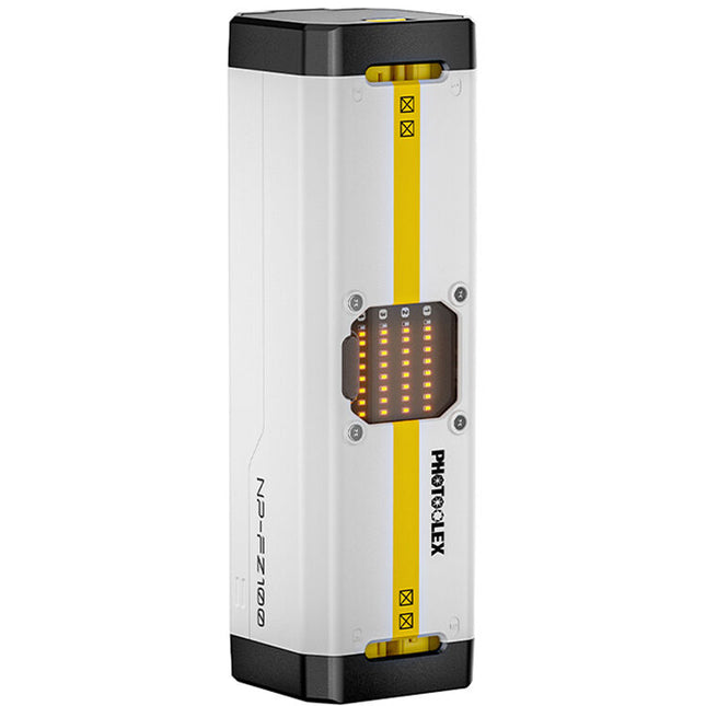 PHOTOOLEX BB4 Cargador de 4 ranuras para baterías Sony NP-FZ100 con pantalla LED y carga USB-C