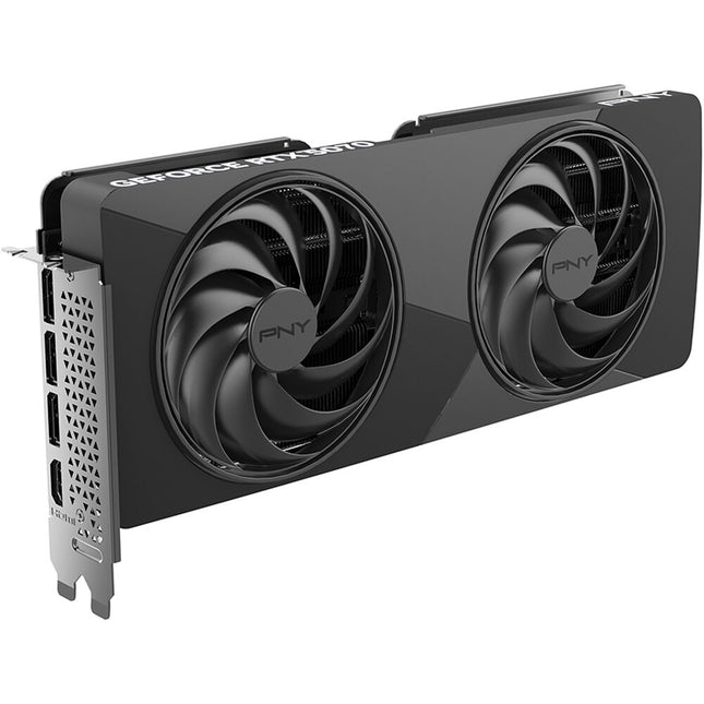 PNY NVIDIA GeForce RTX 5070 Tarjeta Gráfica 12GB GDDR7 2587MHz OC Dual Fan