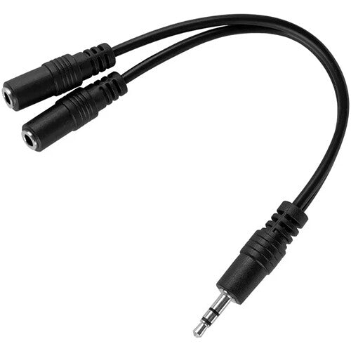 Benchmark Cable Adaptador Y 3.5mm TRS Macho a 2 Female para Audio 12V