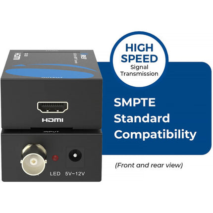 OREI Convertidor de Video SDI a HDMI 1080p60 3G/HD/SD-SDI con Bucle SDI