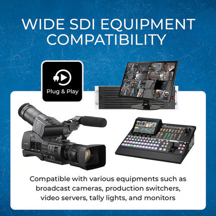 OREI Convertidor de Video SDI a HDMI 1080p60 3G/HD/SD-SDI con Bucle SDI