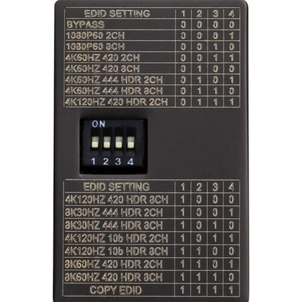 AVPro Edge 8K 48 Gb/s HDMI Gestor EDID Compacto Inline 16 Ajustes