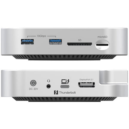 Atech Flash Technology Blackjet MiniRaiden Dock Thunderbolt 5 para Mac Mini M4 Pro 80 Gb/s 8K60