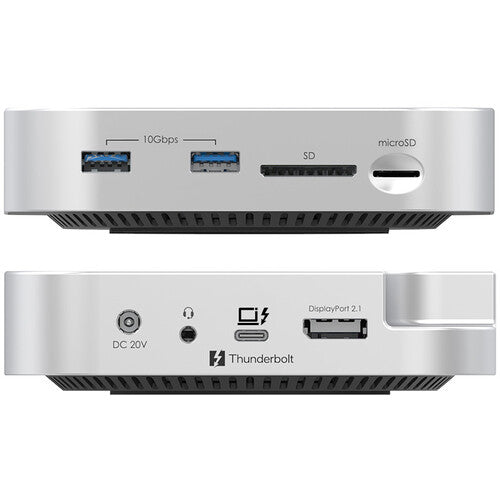 Atech Flash Technology Blackjet MiniRaiden Dock Thunderbolt 5 para Mac Mini M4 Pro 80 Gb/s 8K60