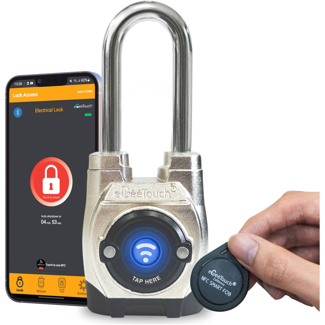 Candado Inteligente eGeeTouch Exterior 5ta Gen IP66 Resistente Recargable