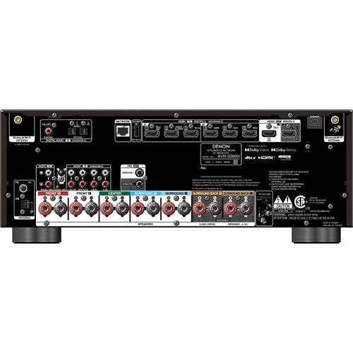 Denon AVR-S980H receptor de A/V 7.2 canales 90W 8K con calibración Audyssey
