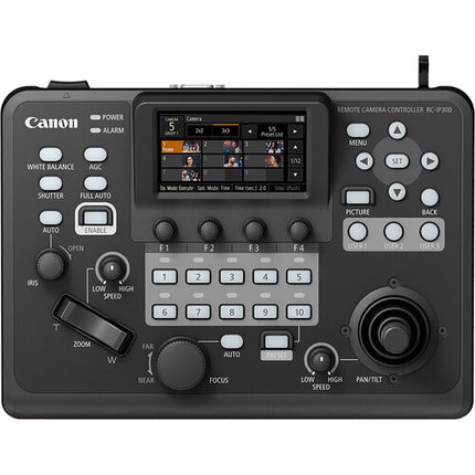 Canon RC-IP300 Controlador de Cámara PTZ con Pantalla Táctil 3.5" y 100 Presets