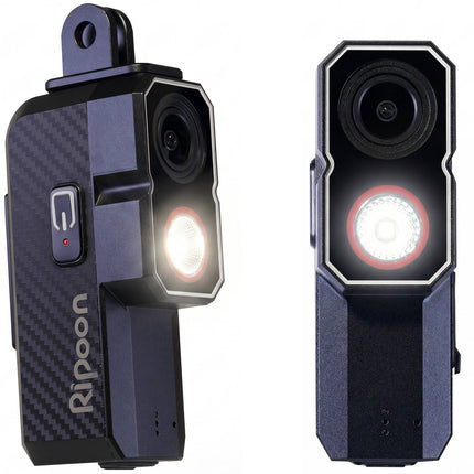 RIPOON Q101 Pro Cámara para Bicicleta Frontal 1080p 60fps 9h Batería