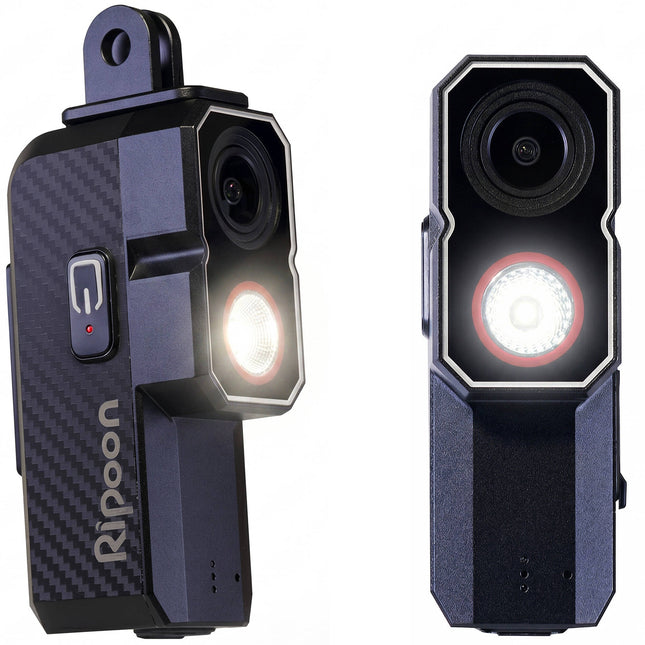 RIPOON Q101 Pro Cámara para Bicicleta Frontal 1080p 60fps 9h Batería