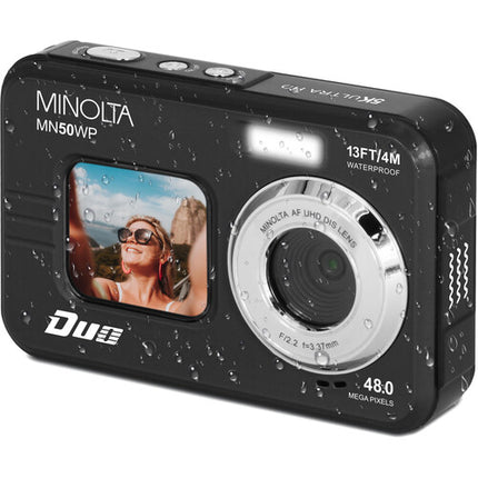 Minolta MN50WP Cámara Digital Sumergible 48MP 5K Video 32GB microSD