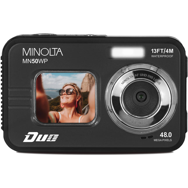 Minolta MN50WP Cámara Digital Sumergible 48MP 5K Video 32GB microSD