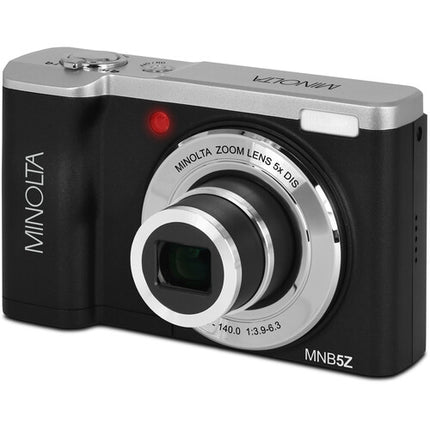 Minolta MNB5Z Cámara Digital 56MP Zoom Óptico 5x Pantalla Táctil 2.8" Pack Completo