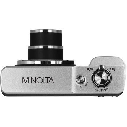 Minolta MNB5Z Cámara Digital 56MP Zoom Óptico 5x Pantalla Táctil 2.8" Pack Completo