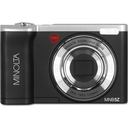 Minolta MNB5Z Cámara Digital 56MP Zoom Óptico 5x Pantalla Táctil 2.8" Pack Completo