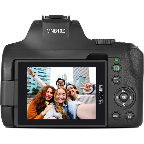 Minolta MNB10Z Cámara Digital Negra 64MP Zoom 10x 32GB Incluida
