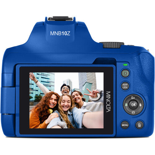 Minolta MNB10Z Cámara Digital Azul 64MP Zoom 10x 32GB