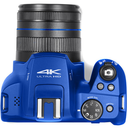 Minolta MNB10Z Cámara Digital Azul 64MP Zoom 10x 32GB