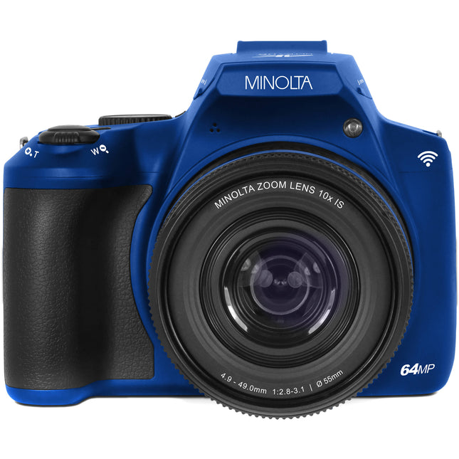 Minolta MNB10Z Cámara Digital Azul 64MP Zoom 10x 32GB