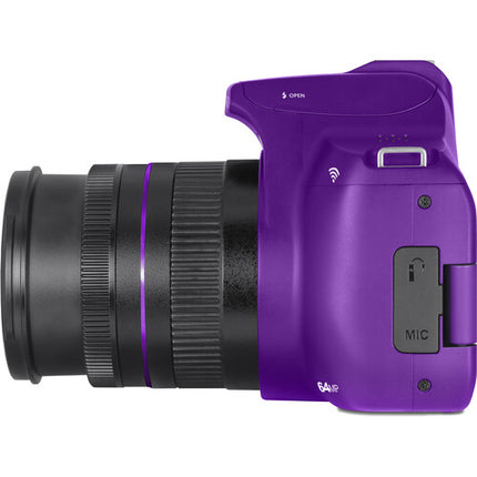 Minolta MNB10Z Cámara Digital Morada 64MP Zoom Óptico 10x 32GB