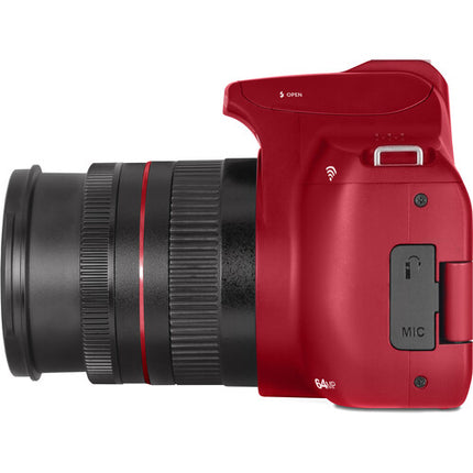 Minolta MNB10Z Cámara Digital Roja 64MP Zoom 10x 32GB Incluida